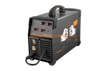 Сварочный инвертор Сварог MIG 200 REAL N24002N Black маска+краги 95883