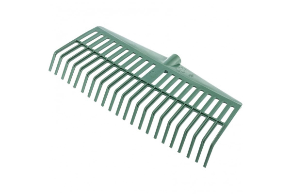 Веерные пластиковые грабли СИБРТЕХ 420 мм, 22 плоских зуба, без черенка 617055