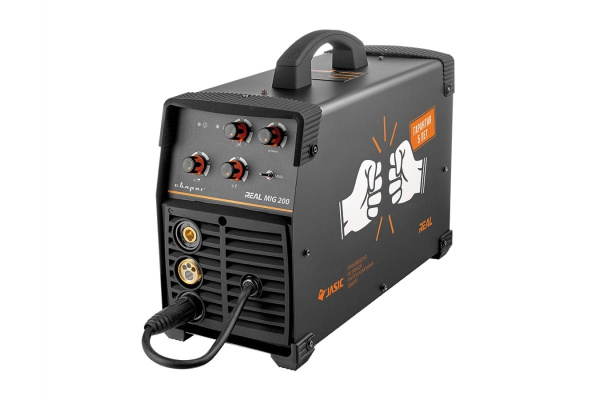 Сварочный инвертор Сварог MIG 200 REAL N24002N Black маска+краги 95883