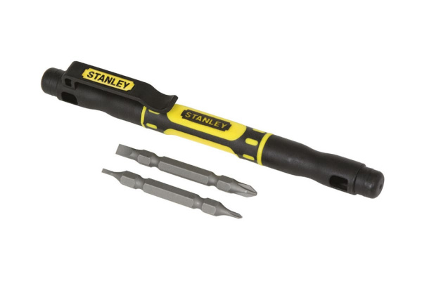 Карманная отвертка с 2-мя вставками Stanley 66-344M