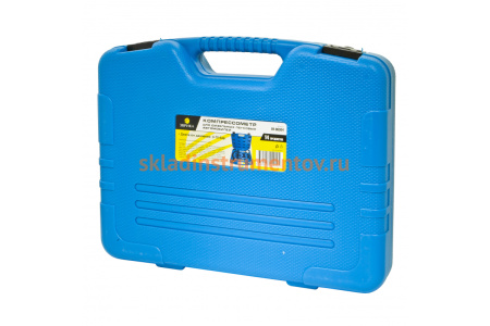Компрессометр для дизельных легковых автомобилей в кейсе ЭВРИКА 15 предметов ER-86304