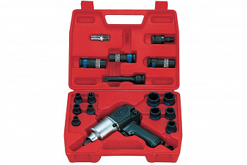 Пневматический ударный гайковерт с комплектом головок (21 предмет) KING TONY 44116MP