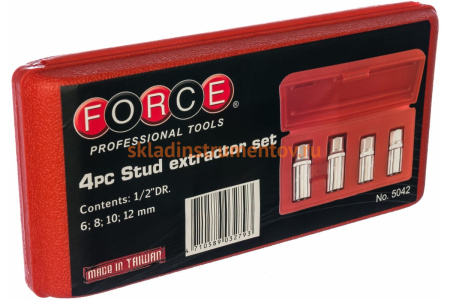 Набор шпильковертов 6-12мм FORCE 5042