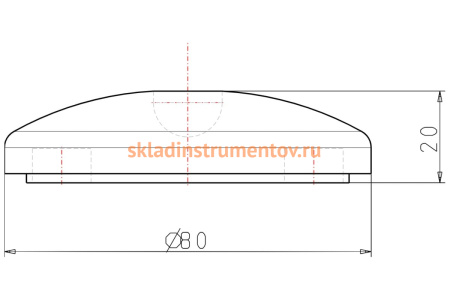 Диск для шарнирной опоры KIPP K0415.2080