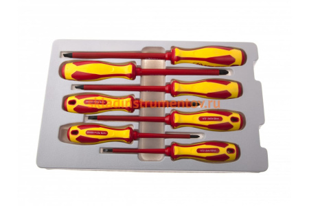 Набор отверток в коробке KING TONY диэлектрические 7 предметов 30617MR