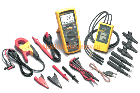 Комплект Fluke мультиметр-мегомметр + токовые клещи + индикатор чередования фаз 1587/MDT FC