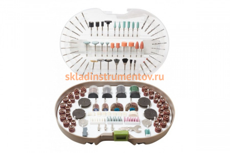 Набор аксессуаров для мини-дрелей 276 шт в пластиковом кейсе ROCKFORCE RF-GSK276