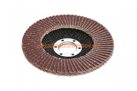 Круг лепестковый торцевой по металлу 125x22 мм, P40 SANTOOL 060203-125-040