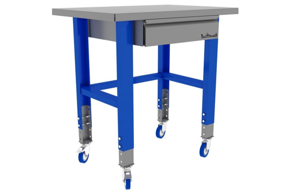 Промышленный металлический стол на колесах 1000 мм Верстакофф PROFFI 115011