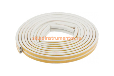 Уплотнитель СибрТех профиль D 24 м белый Рос93836