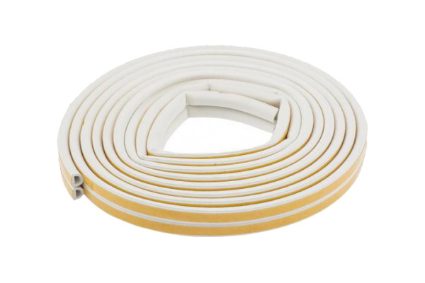 Уплотнитель СибрТех профиль D 24 м белый Рос93836