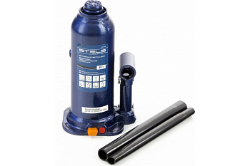Гидравлический бутылочный домкрат 6 т, h подъема 207–404 мм, в пластиковом кейсе STELS 51176