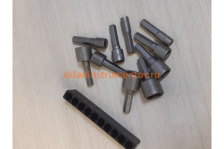 Набор насадок 4-13 мм 10 предметов ЭВРИКА ER-9301