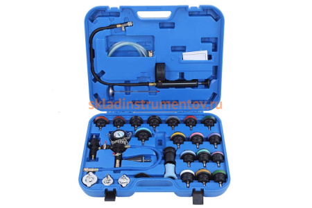 Набор инструментов для тестирования давления в радиаторе ROSSVIK 28 предметов ST103