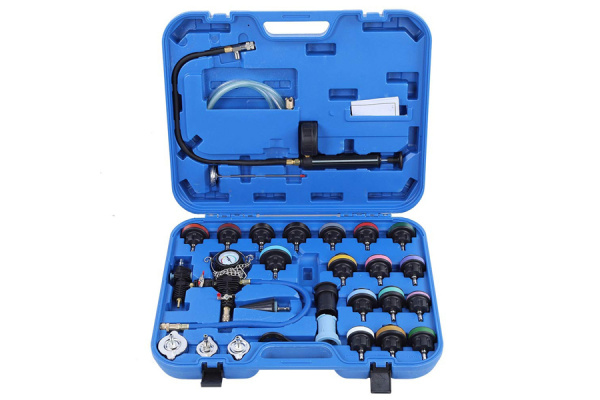 Набор инструментов для тестирования давления в радиаторе ROSSVIK 28 предметов ST103