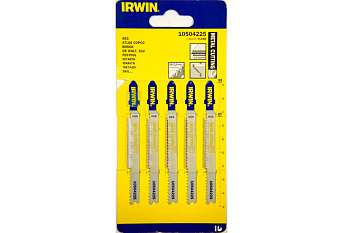 Пилка (5 шт; 92х67 мм; 3/4; 20TPI; HSS; T118B) для электролобзика Irwin 10504225