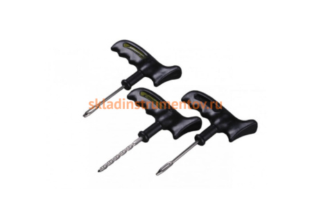 Набор для ремонта бескамерных шин (шило, игла, рашпиль) STAYER 43270-H3