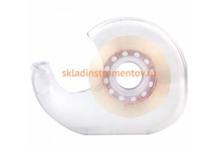 Клейкая канцелярская лента BRAUBERG 19 мм х 33 м, кристальная, в диспенсере 228760