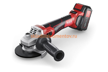 Аккумуляторная угловая шлифовальная машина FLEX LBE 125 18.0-EC/5.0 Set 499323