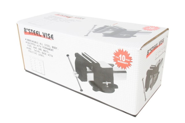 Слесарные поворотные тиски с захватом 8 дюймов JTC 3124