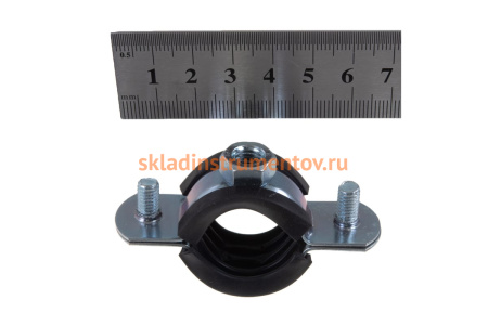 Трубный хомут с гайкой ЗУБР 3/4", 9 штук, оцинкованный 37850-25-29