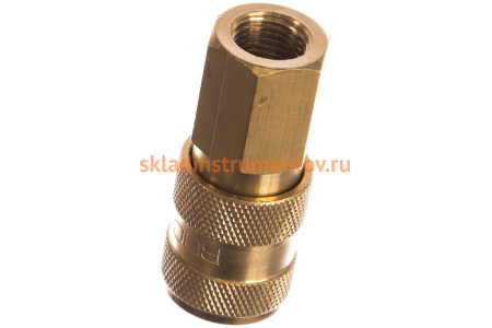 Быстроразъем пневматический с клапаном - внутренняя резьба 1/4 ROCKFORCE RF-BSE1-2SF
