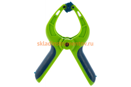 Клещеобразная струбцина, пл, корп 2-х комп, рукоятки, усиленная пружина, 1-1/4 СИБРТЕХ 20782