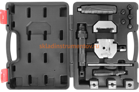 Набор для развальцовки трубок Thorvik 4.75-6 мм, с гидравлическим приводом, 16 предметов 53247