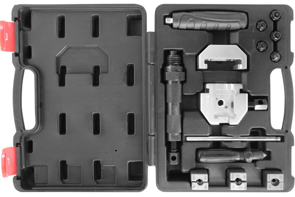 Набор для развальцовки трубок Thorvik 4.75-6 мм, с гидравлическим приводом, 16 предметов 53247