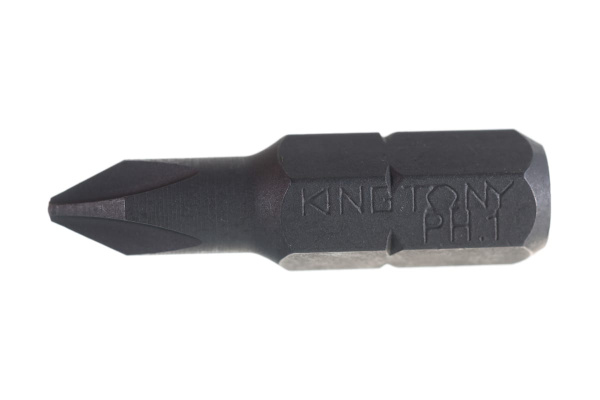 Вставка бита торцевая 1/4", Phillips, PH1, L = 25 мм KING TONY 102501P