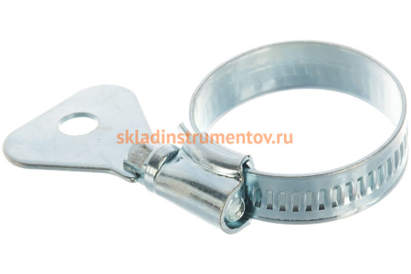 Металлические, червячные хомуты СИБРТЕХ 19-29мм, ширина 12мм, W1, с металлическим ключом, 2шт 476517