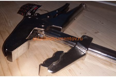 Гейферный зажим струбцинного типа 4 захват:0-100мм ROCKFORCE RF-660F100