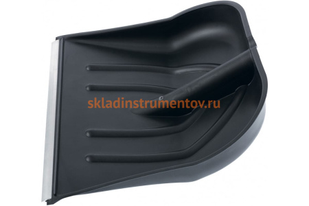 Снеговая полипропиленовая лопата без черенка 500х370мм, алюминиевая окантовка СИБРТЕХ Россия 615875