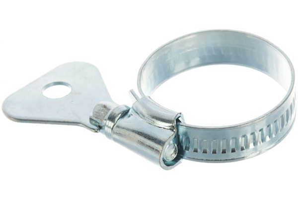 Металлические, червячные хомуты СИБРТЕХ 19-29мм, ширина 12мм, W1, с металлическим ключом, 2шт 476517