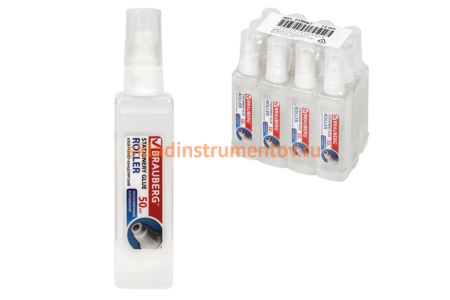 Клей-роллер BRAUBERG канцелярский, 50 мл 229067