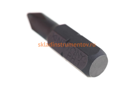 Вставка бита торцевая 1/4", Phillips, PH1, L = 25 мм KING TONY 102501P
