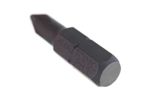 Вставка бита торцевая 1/4", Phillips, PH1, L = 25 мм KING TONY 102501P