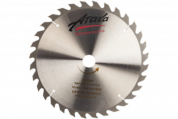 Диск пильный (300 мм; 32T; 32 мм) по дереву профи АТАКА 8078970