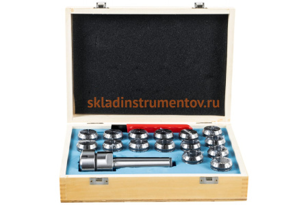 Патрон цанговый MSB4-ER40, хвостовик конус Морзе, DIN228-A, с набором цанг 15 шт. 4-26 мм GRIFF b220332