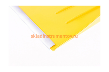 Лопата для уборки снега СИБРТЕХ  пластиковая желтая 616165