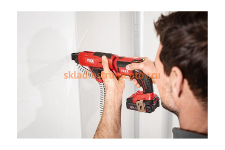 Аккумуляторный шуруповерт для гипсокартона FLEX DW 45 18.0-EC M/2.5 Set 466824