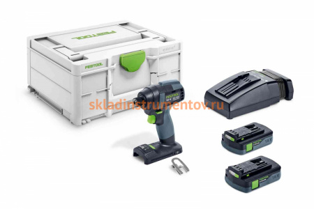 Импульсный ударный шуруповерт FESTOOL TID 18 C3,1-Plus 576485
