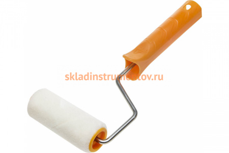 Малярный мини-валик в сборе STAYER Master Velour ворс 4 мм бюгель 6 мм 15x70мм 03-0501-07_z01