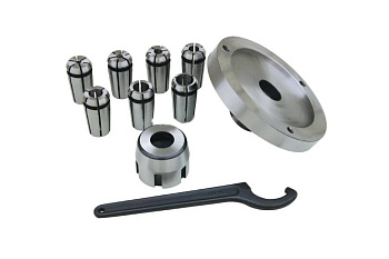 Патрон цанговый с цангами (4-16 мм) для токарного станка BD-7 Jet 50000921