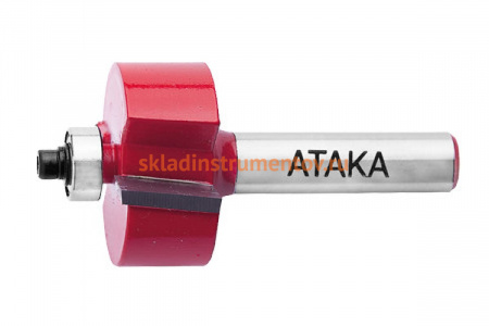 Фреза кромочная фальцевая (38.1х12.7 мм; хвостовик 8 мм) АТАКА 2516960