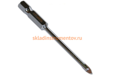 Сверло по керамической плитке и стеклу, 4 мм SANTOOL 031932-004