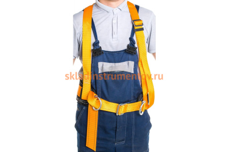 Удерживающая привязь с наплечными лямками с уширенным кушаком ПРОГРЕСС СЕФЕТИ  УП 2 Д ук