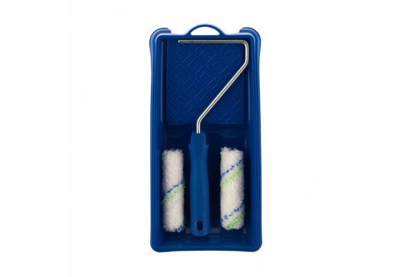 Малярный набор для водных красок СИБРТЕХ кювета 150 мм х 290 мм и мини-валик 110 мм/ 80456