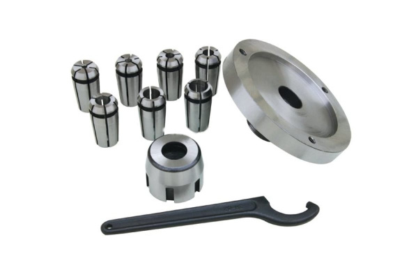 Патрон цанговый с цангами (4-16 мм) для токарного станка BD-7 Jet 50000921