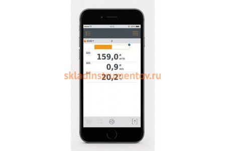 Анемометр с крыльчаткой Testo 410i с поверкой 0560 1410П